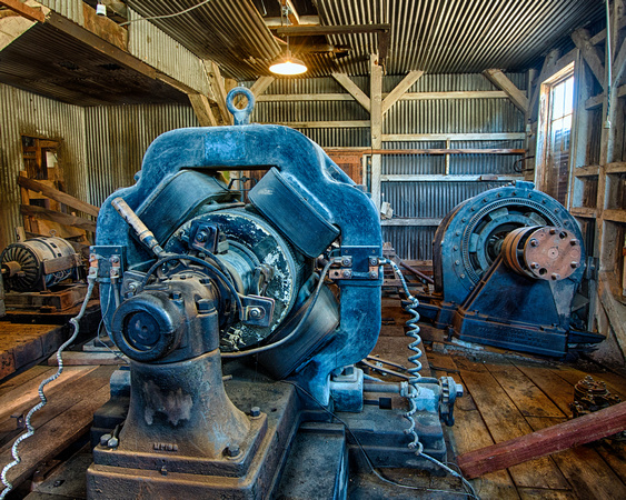 Blue Generators, Standard Stamp Mill, Bodie, California