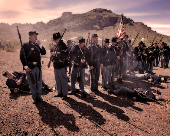 Civil War Reenactment, Picacho Peak, Arizona