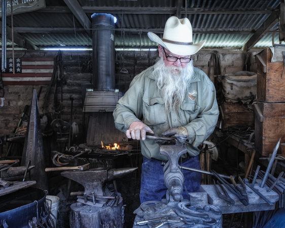 Blacksmith at OK Corral, Tombstone, Arizona