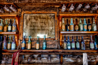 Old Bottles, Castle Dome Mines Ghost Town, near Yuma, Arizona
