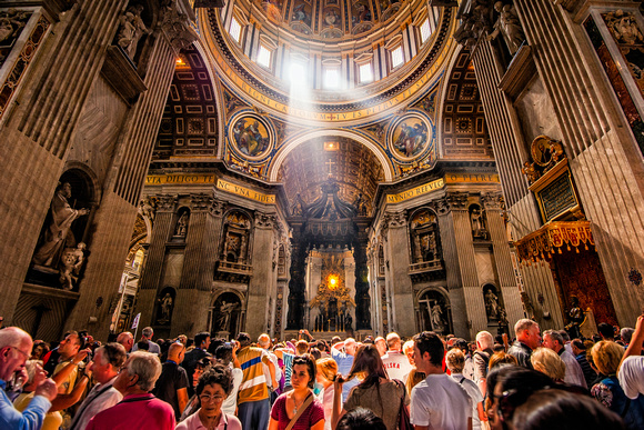 Modern Pilgrims, Saint Peter's Basilica, Vatican City