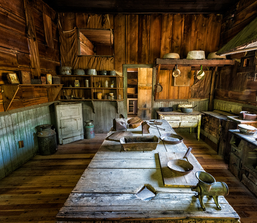 Abandoned kitchen, Garnet Ghost Town, Montana
