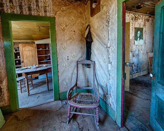 Chair, Pants & George, Johl House, Bodie, California