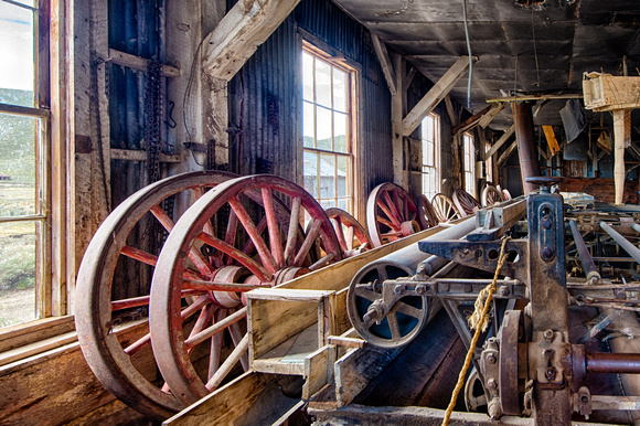 Still Wheels & Silent Rollers, Standard Stamp Mill, Bodie, California