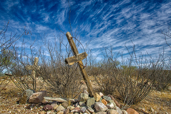 Cemetery in Fairbank, Arizona
