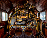 Old Steam Train Engine, Greenfield Village, Dearborn, Michigan
