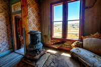Blue Stove, Johl House, Bodie, California